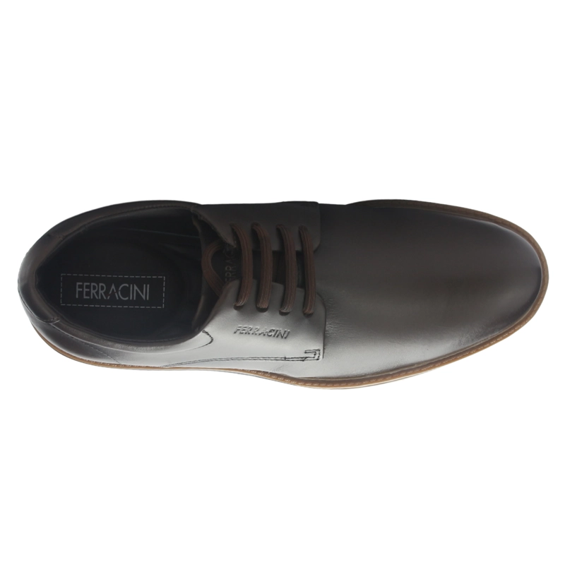 ZAPATO CAFE  DE HOMBRE CASUAL FERRACINI 3263 SPOT - 5