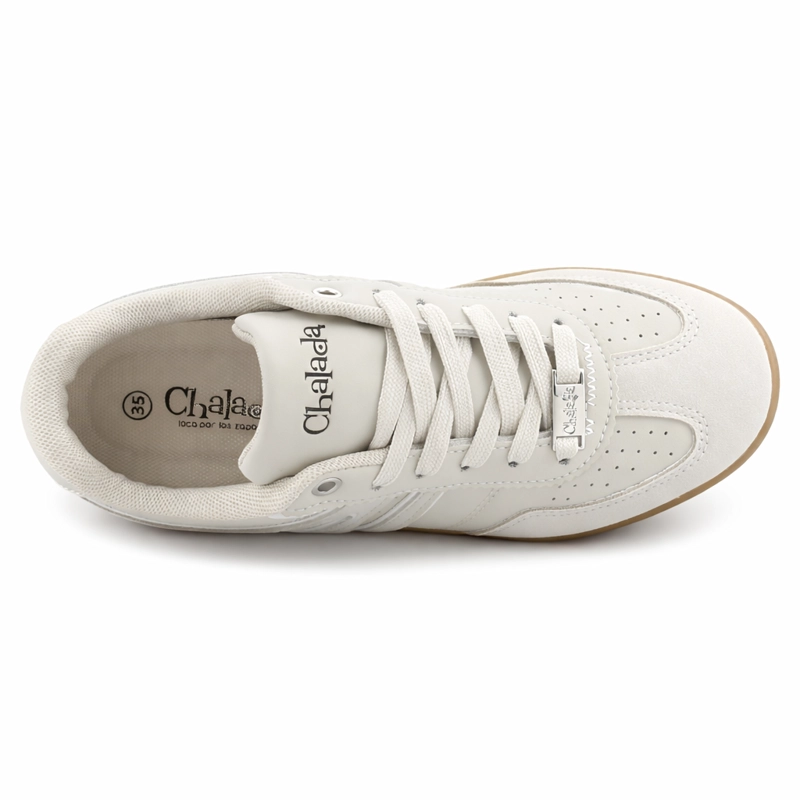 ZAPATILLA BEIGE MUJER URBANO CHALADA ARU - 5