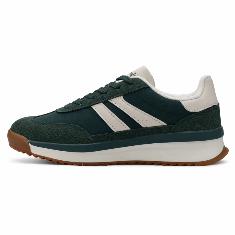 ZAPATILLA VERDE MUJER URBANO CHALADA FRONT - 2