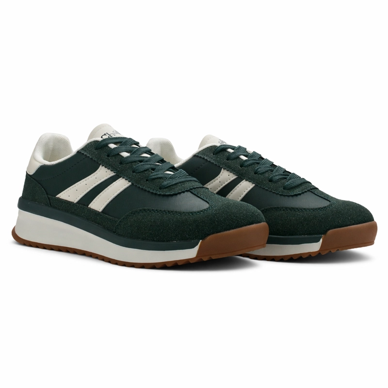 ZAPATILLA VERDE MUJER URBANO CHALADA FRONT - 6