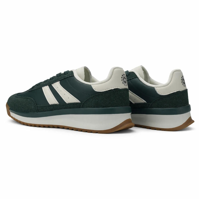 ZAPATILLA VERDE MUJER URBANO CHALADA FRONT - 7