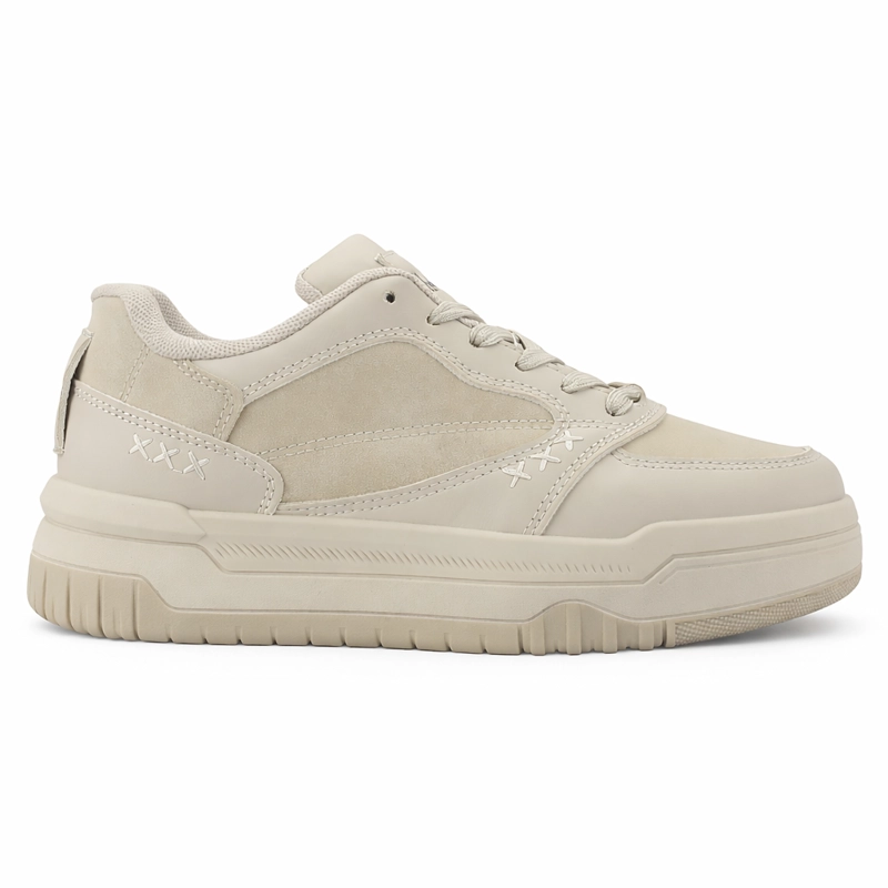 ZAPATILLA BEIGE MUJER URBANO CHALADA STRADA - 1