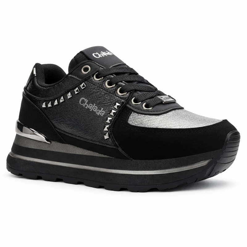 ZAPATILLA NEGRO MUJER URBANO CHALADA ORBIT - 3