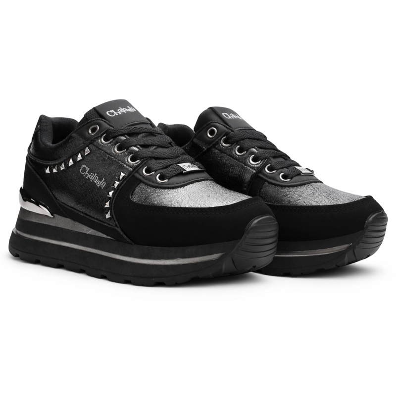 ZAPATILLA NEGRO MUJER URBANO CHALADA ORBIT - 6