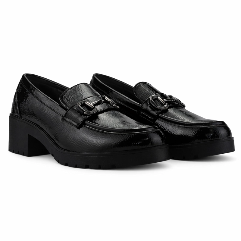 ZAPATO NEGRO MUJER CASUAL CHALADA JUNIVA - 5