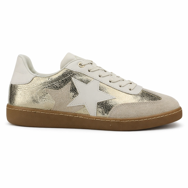 ZAPATILLA DORADO MUJER URBANO CHALADA ANTULOW - 1
