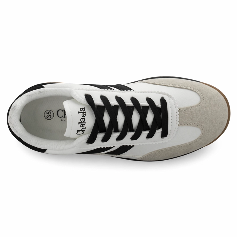 ZAPATILLA BLANCO MUJER URBANO CHALADA FRONT - 5