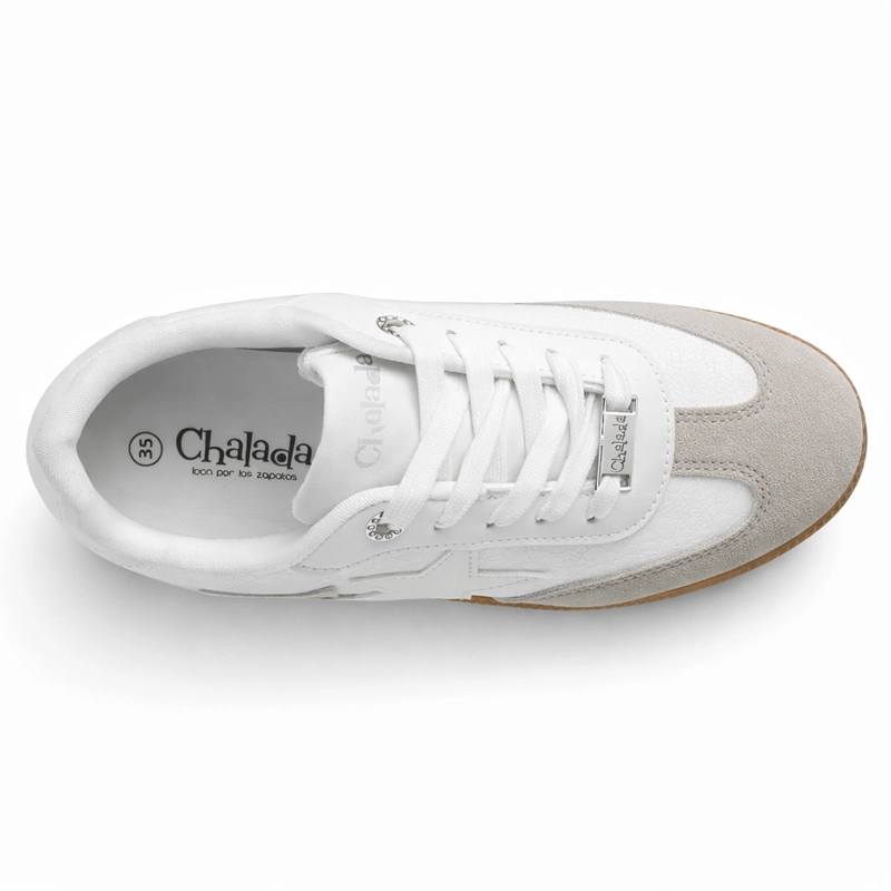 ZAPATILLA BLANCO MUJER URBANO CHALADA ANTULOW - 5