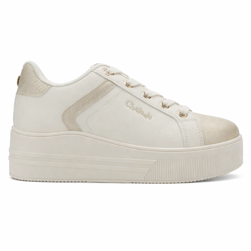 ZAPATILLA BEIGE MUJER URBANO CHALADA MEMPHIS - 1