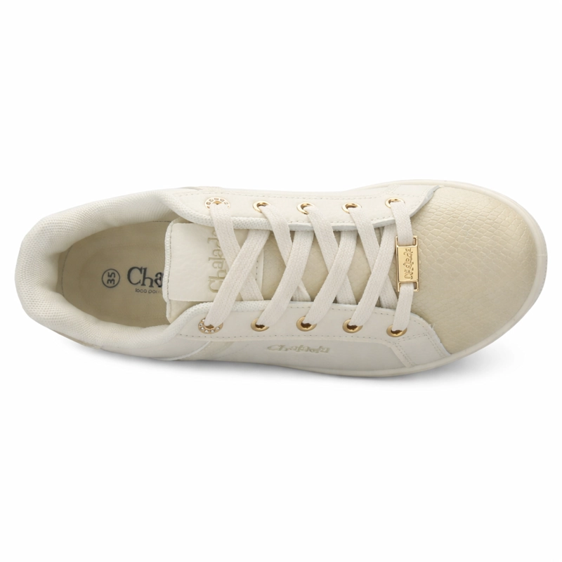 ZAPATILLA BEIGE MUJER URBANO CHALADA MEMPHIS - 5