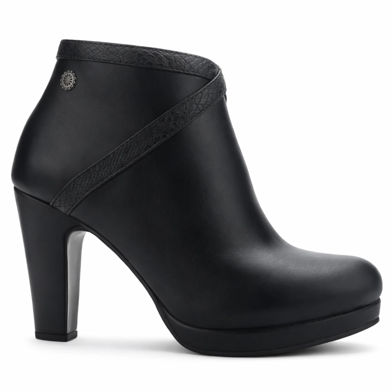 BOTIN NEGRO MUJER CASUAL CHALADA BAMBINA - 1
