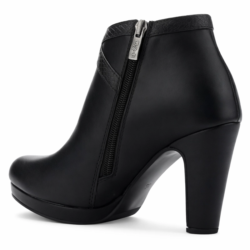 BOTIN NEGRO MUJER CASUAL CHALADA BAMBINA - 4