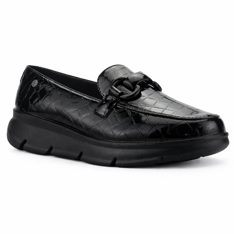 ZAPATO NEGRO MUJER CASUAL CHALADA GRAKI - 3