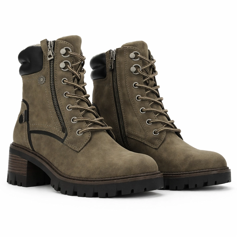 BOTIN CAFE  MUJER CASUAL CHALADA SINDY - 5