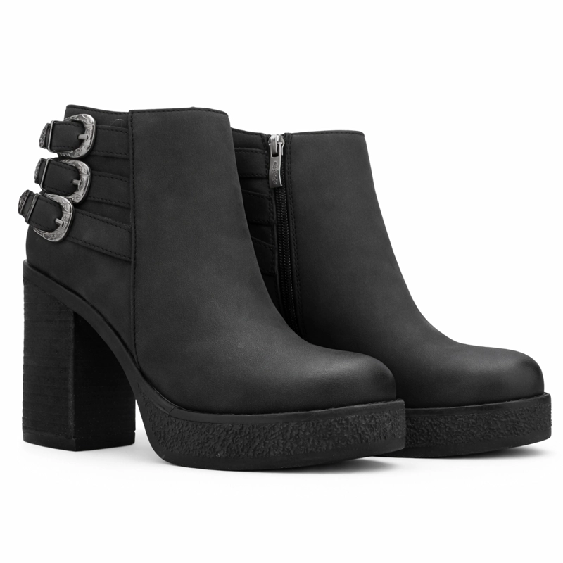 BOTIN NEGRO MUJER CASUAL CHALADA ELLA - 5