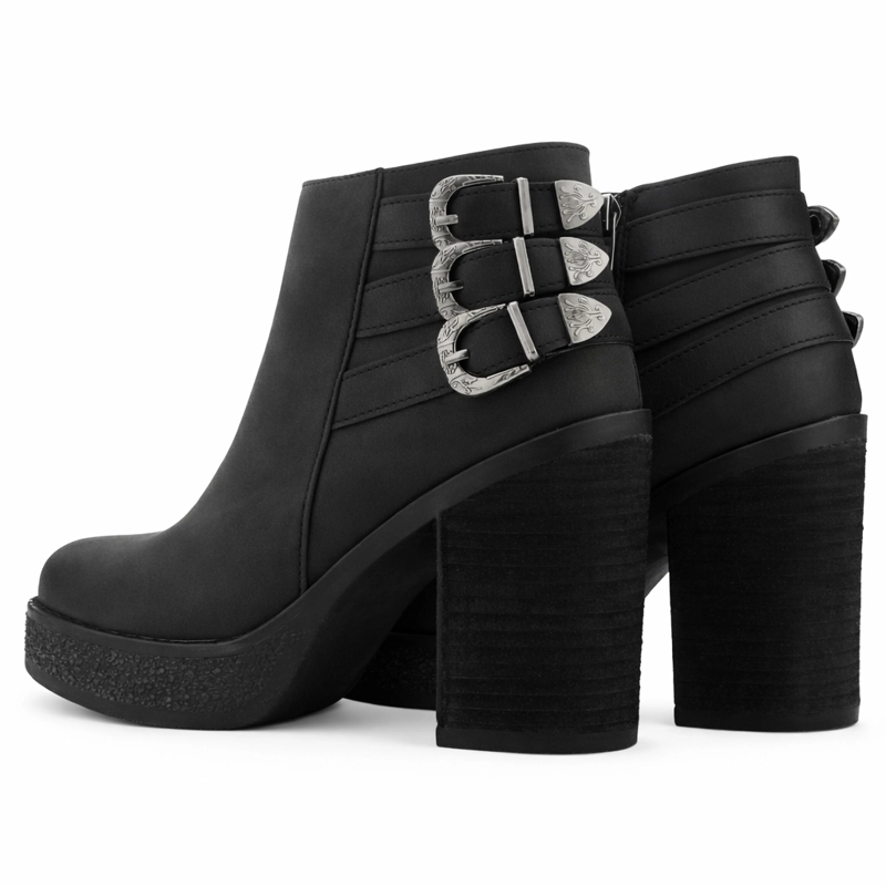 BOTIN NEGRO MUJER CASUAL CHALADA ELLA - 6