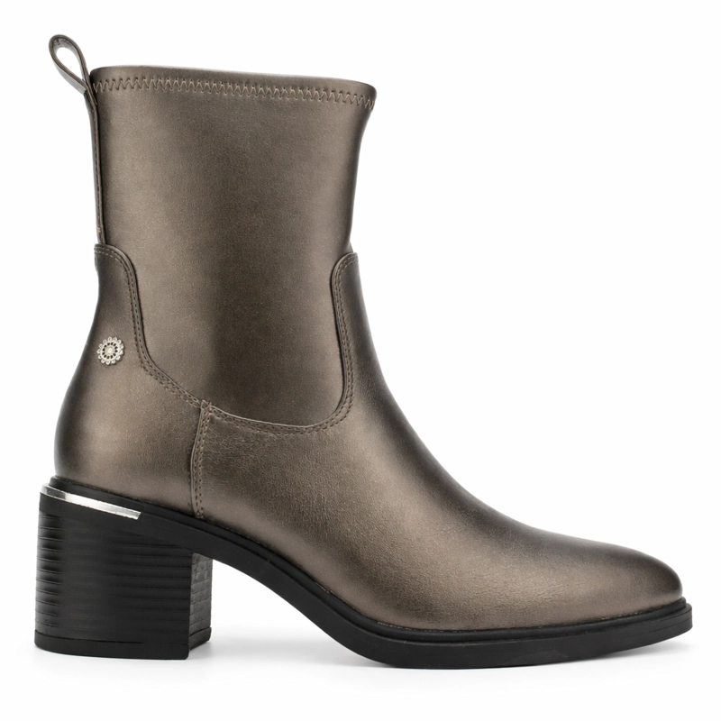 BOTIN PEWTER MUJER CASUAL CHALADA SONORA - 1