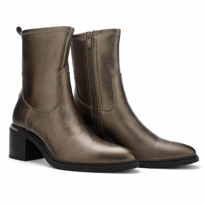 BOTIN PEWTER MUJER CASUAL CHALADA SONORA - 5