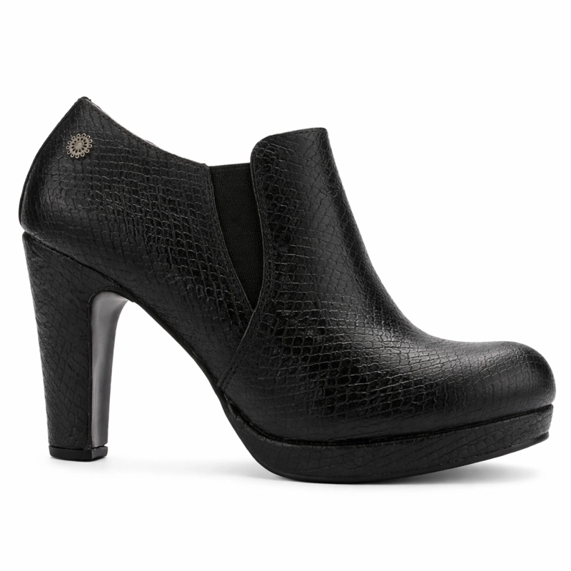 BOTIN NEGRO MUJER CASUAL CHALADA BAMBINA - 1