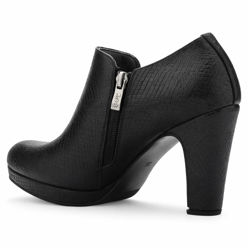BOTIN NEGRO MUJER CASUAL CHALADA BAMBINA - 4