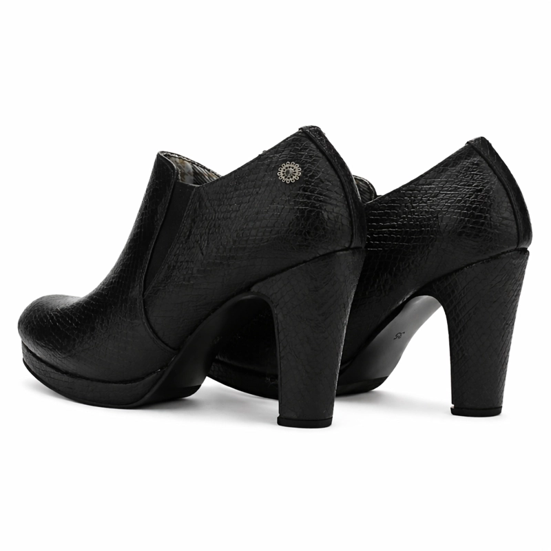 BOTIN NEGRO MUJER CASUAL CHALADA BAMBINA - 6