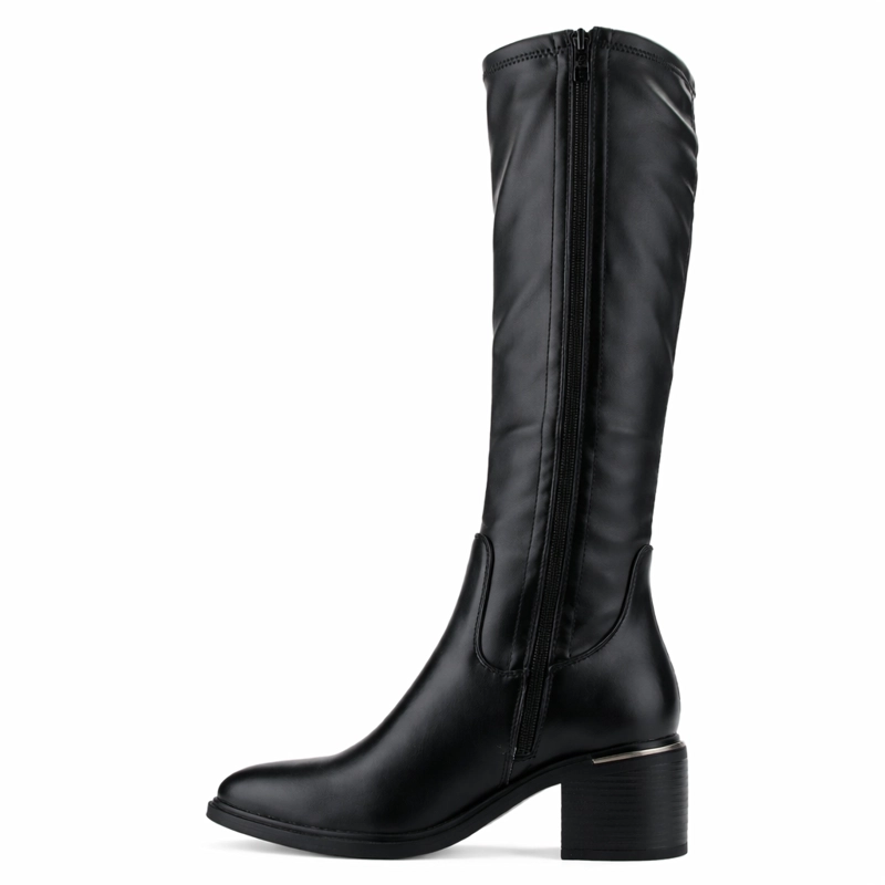 BOTA NEGRO MUJER CASUAL CHALADA SONORA - 2