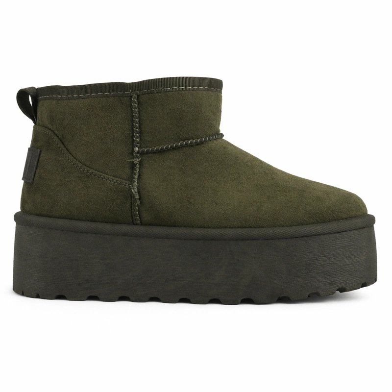 BOTIN OLIVA MUJER CASUAL CHALADA PINGUIH - 3