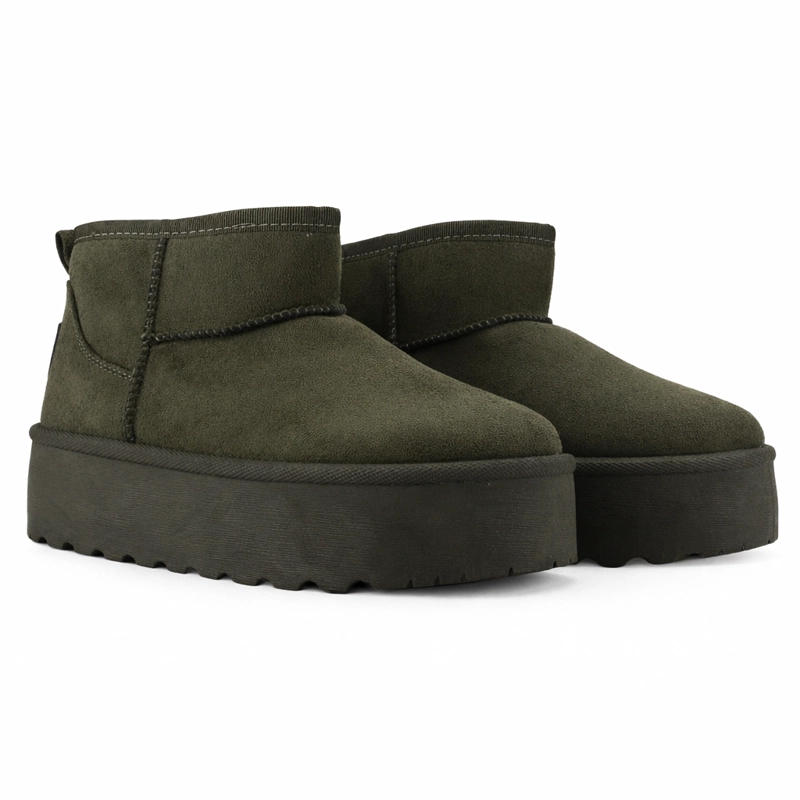 BOTIN OLIVA MUJER CASUAL CHALADA PINGUIH - 5