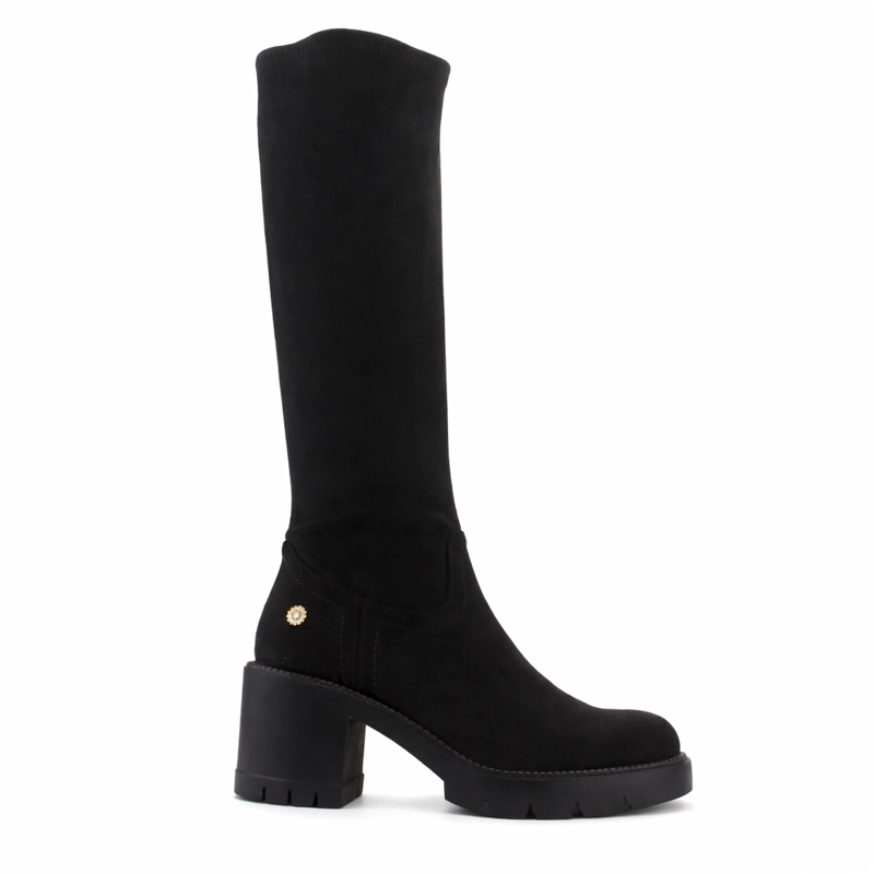BOTA NEGRO MUJER CASUAL CHALADA MERATI - 1