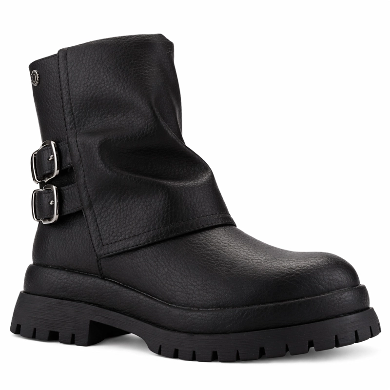 BOTIN NEGRO MUJER CASUAL CHALADA KREP - 3