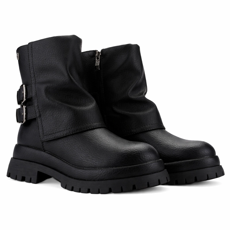 BOTIN NEGRO MUJER CASUAL CHALADA KREP - 5
