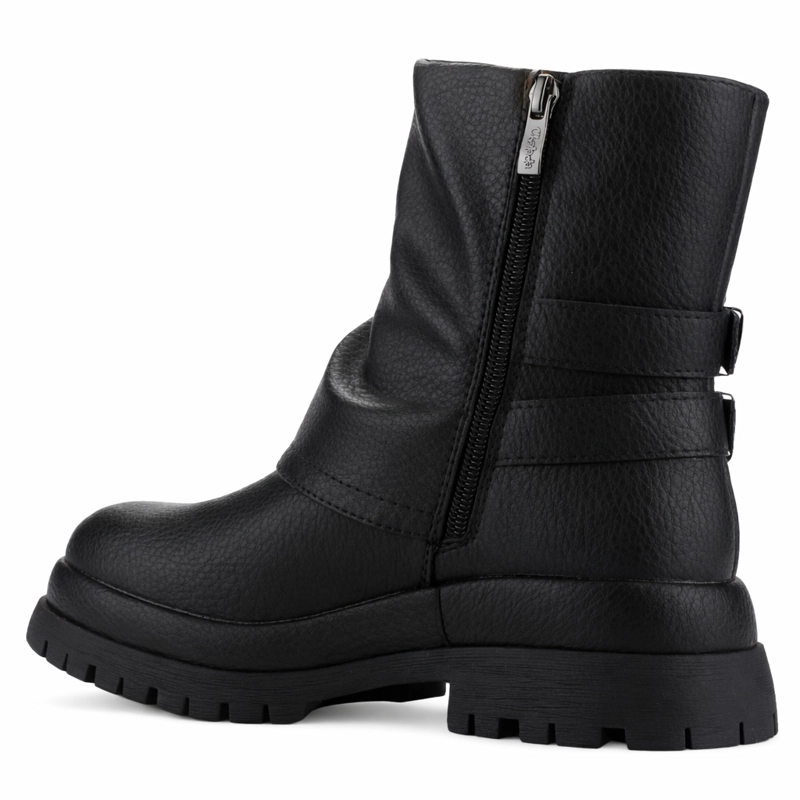 BOTIN NEGRO MUJER CASUAL CHALADA KREP - 8