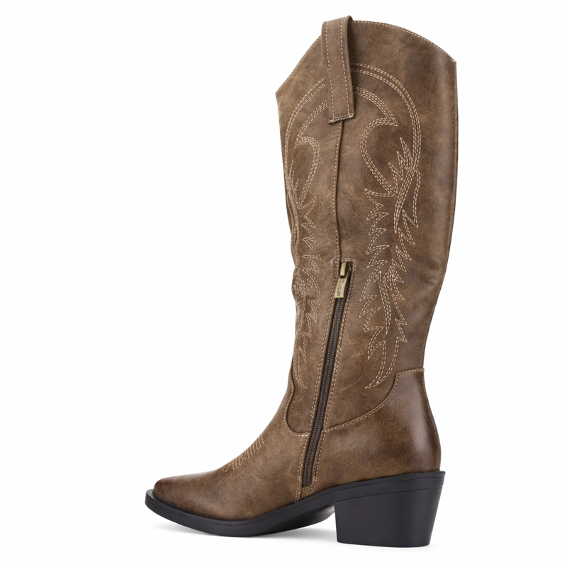 BOTA CAFE  MUJER CASUAL CHALADA WEST - 4