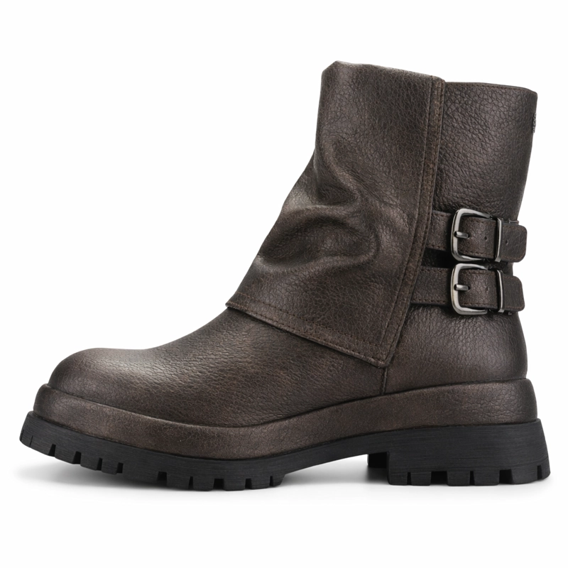 BOTIN BRONCE MUJER CASUAL CHALADA KREP - 3
