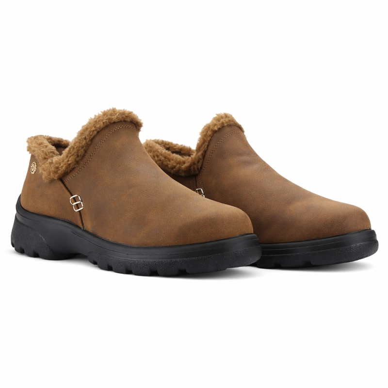 ZAPATO CAFE  MUJER CASUAL CHALADA QUAL - 5