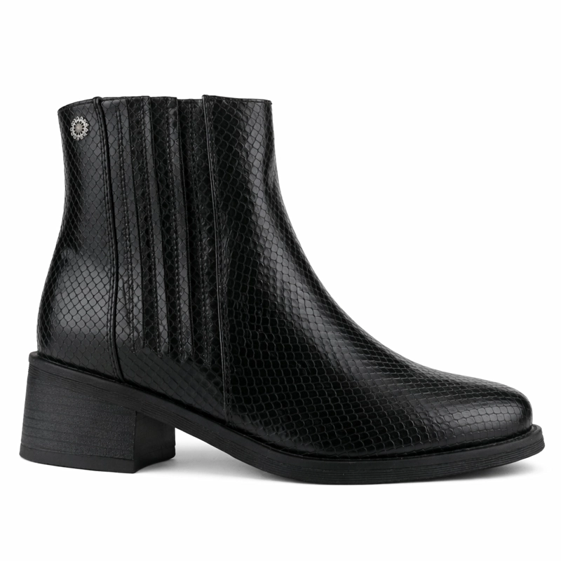 BOTIN NEGRO MUJER CASUAL CHALADA TRAFA - 1