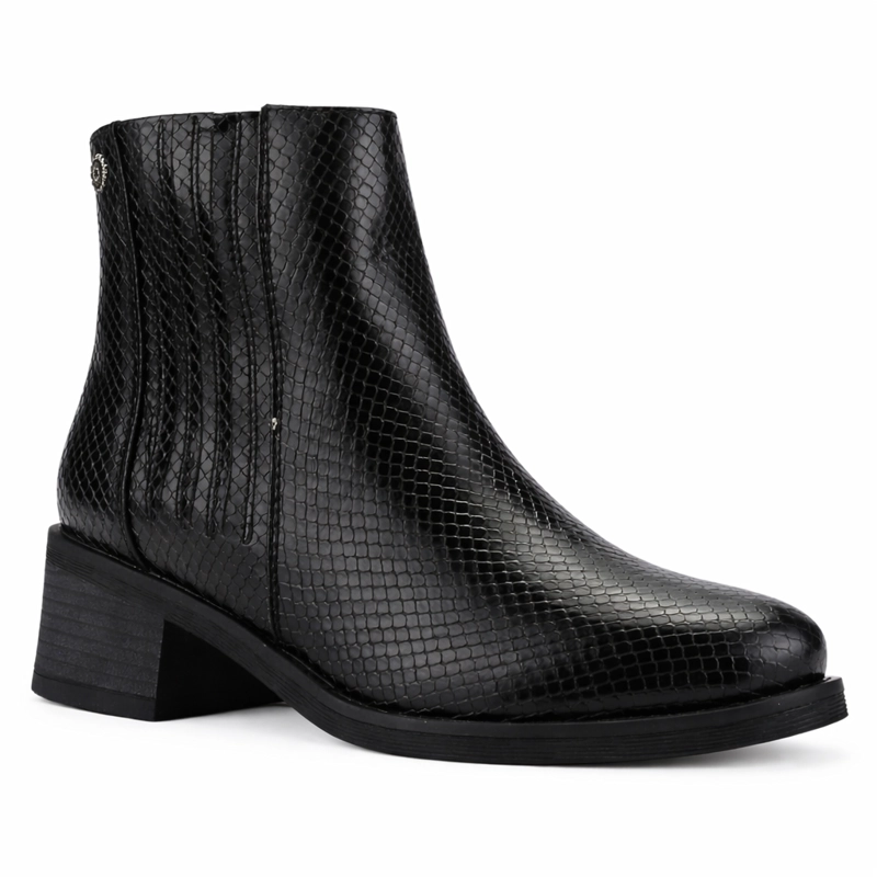 BOTIN NEGRO MUJER CASUAL CHALADA TRAFA - 3