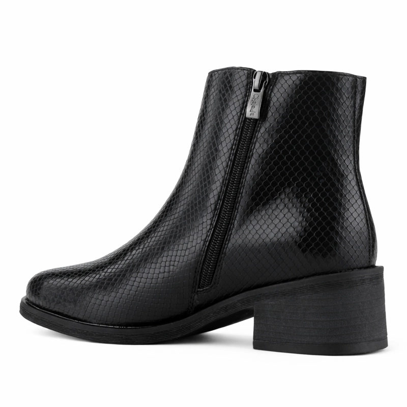 BOTIN NEGRO MUJER CASUAL CHALADA TRAFA - 4