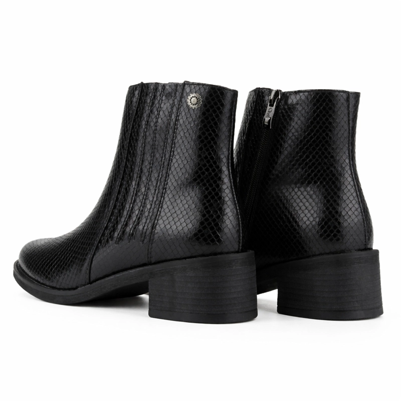 BOTIN NEGRO MUJER CASUAL CHALADA TRAFA - 6