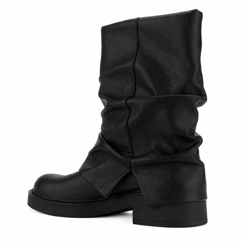 BOTIN NEGRO MUJER CASUAL CHALADA BIKER - 4