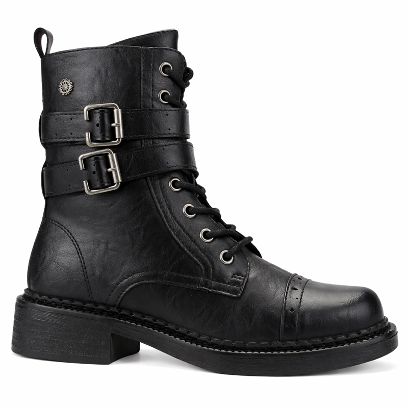 BOTIN NEGRO MUJER CASUAL CHALADA BIRY - 1