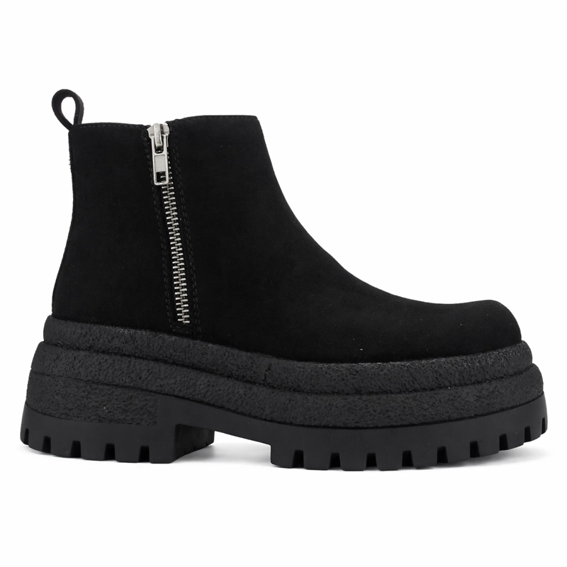 BOTIN NEGRO MUJER CASUAL CHALADA KREPIN - 1