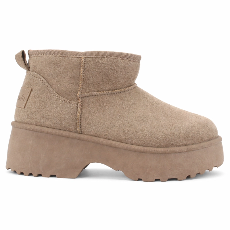 BOTIN TAUPE MUJER CASUAL CHALADA PINHEEL - 1