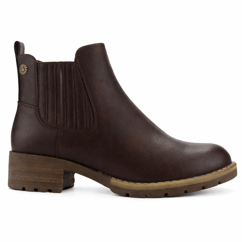 BOTIN CAFE  MUJER CASUAL CHALADA TORRINEW - 1