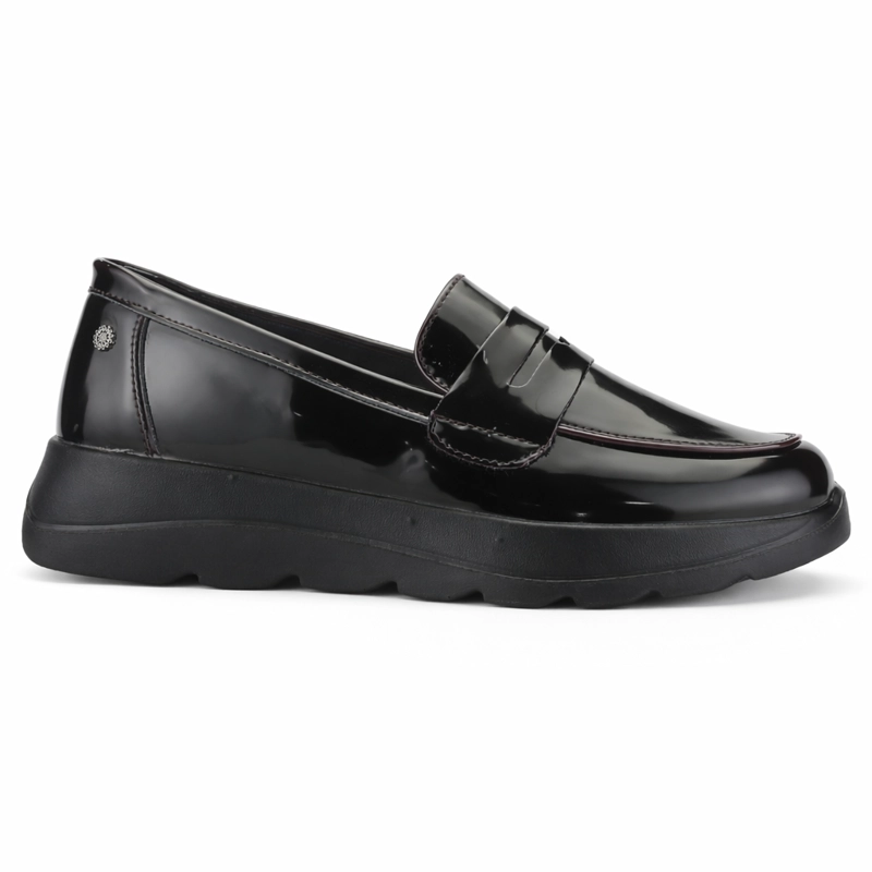 MOCASIN BURDEO MUJER CASUAL CHALADA ONIX - 1