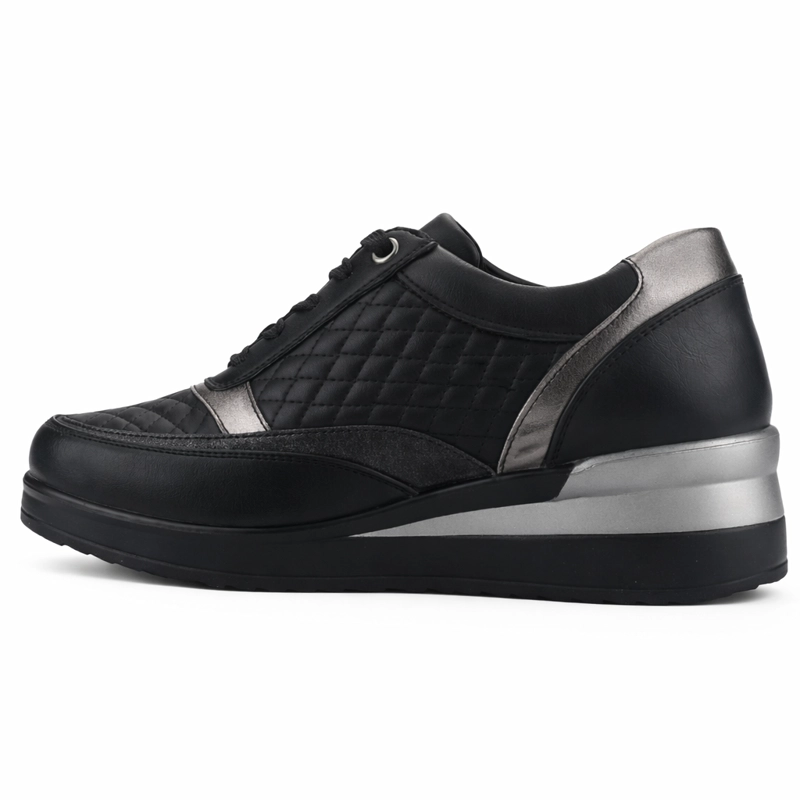 ZAPATILLA NEGRO MUJER URBANO CHALADA DANAY - 2