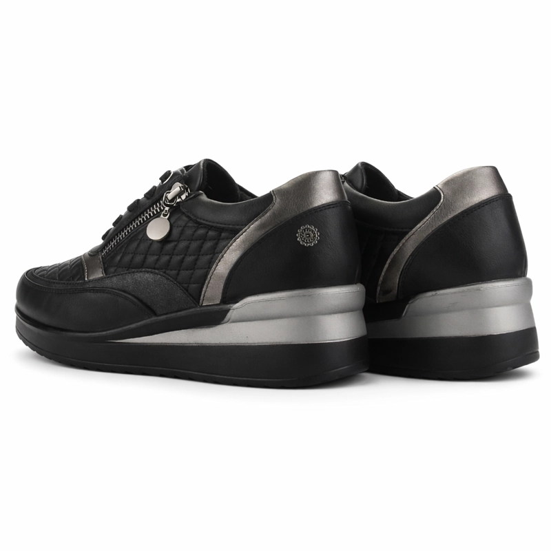 ZAPATILLA NEGRO MUJER URBANO CHALADA DANAY - 7