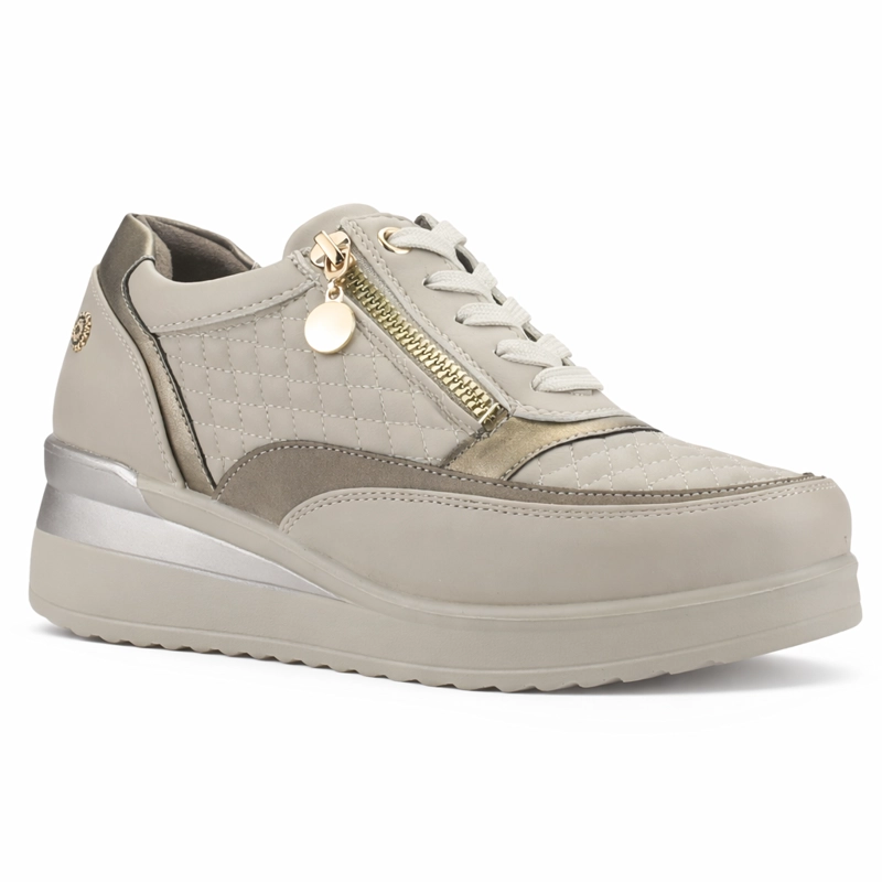 ZAPATILLA BEIGE MUJER URBANO CHALADA DANAY - 3