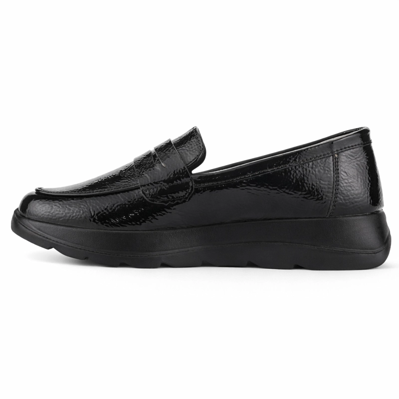 MOCASIN NEGRO MUJER CASUAL CHALADA ONIX - 2