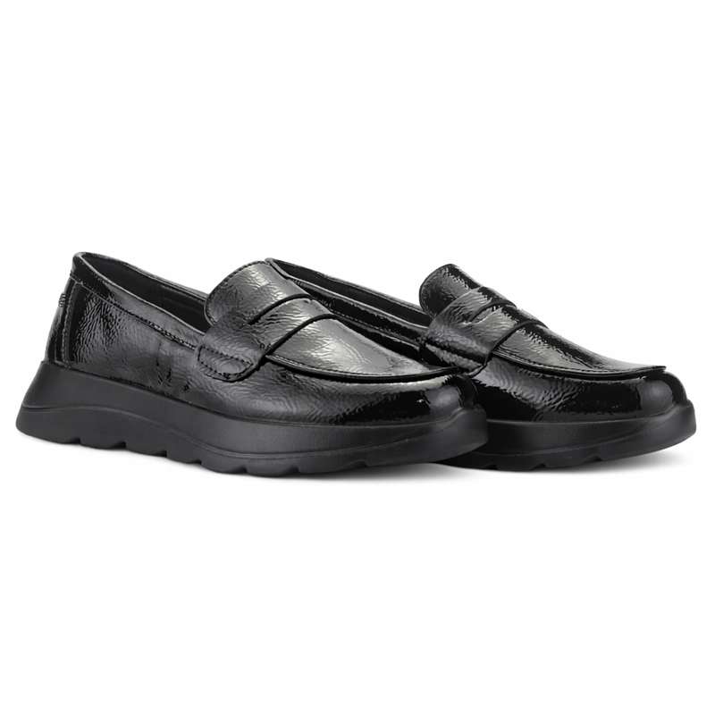 MOCASIN NEGRO MUJER CASUAL CHALADA ONIX - 5